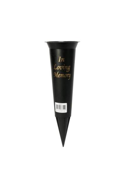 KDMD Black Spiked Grave Vase 32cm 5 Pack - image 1