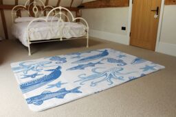 Benjamin Tate Design Sealife Designer Rug in Natural - Size: Large - thumbnail 3