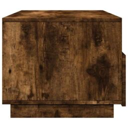 Berkfield Home Coffee Table with LED Lights Smoked Oak 90x49x40 cm in Brown - Size: 90 x 49 x 40 cm - thumbnail 6