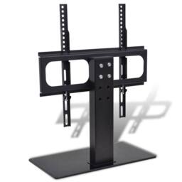Berkfield Home Pedestal TV Stand for 26-42 Inch Screen Max VESA 400x400 mm 30kg in Black - thumbnail 4