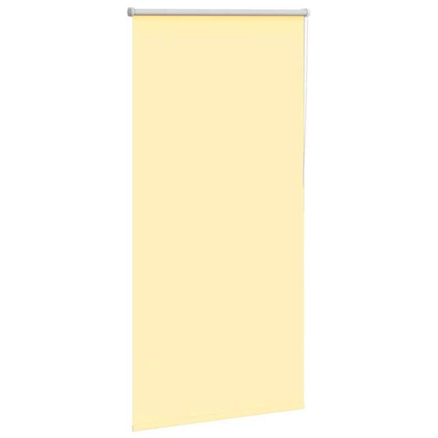 Berkfield Home Roller Blind Blackout Yellow 85x130 cm Fabric Width 80.7 cm Polyester - image 1