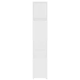 Berkfield Home Classic Book Cabinet Room Divider White 60x24x124.5 cm Engineered Wood - thumbnail 6