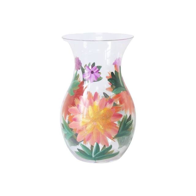 Lesser & Pavey Lynsey Johnstone Dahlias Hand Painted Vase - image 1