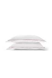CHRISTY Premium Sateen Satin Oxford Pillowcase Pair in Pink - thumbnail 2