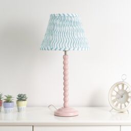ValueLights Riza Tapered Fabric Pleated Easy Fit Small Lamp Shade in Green
