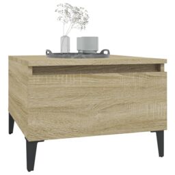 Berkfield Home Side Tables 2 pcs Sonoma Oak 50x46x35 cm Engineered Wood in Brown - Size: 50 x 46 x 35 cm - thumbnail 4