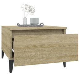 Berkfield Home Side Tables 2 pcs Sonoma Oak 50x46x35 cm Engineered Wood in Brown - Size: 50 x 46 x 35 cm - thumbnail 5