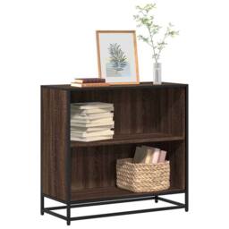 Berkfield Home Book Cabinet Brown Oak 80.5x35x76 cm Engineered Wood - thumbnail 2