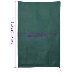 Berkfield Home Plant Fleece Covers with Drawstring 4 pcs 70 g/m¬≤ 0.8x1.2 m in Green - thumbnail 9