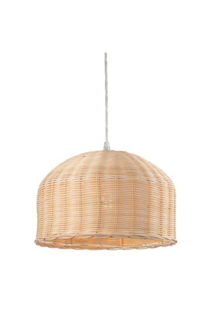 Netlighting Dome Pendant Light Natural Rattan in Brown