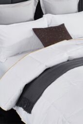 Ezysleep 13.5tog Premium Goose Feather & Down Duvet in White - Size: Double - thumbnail 5