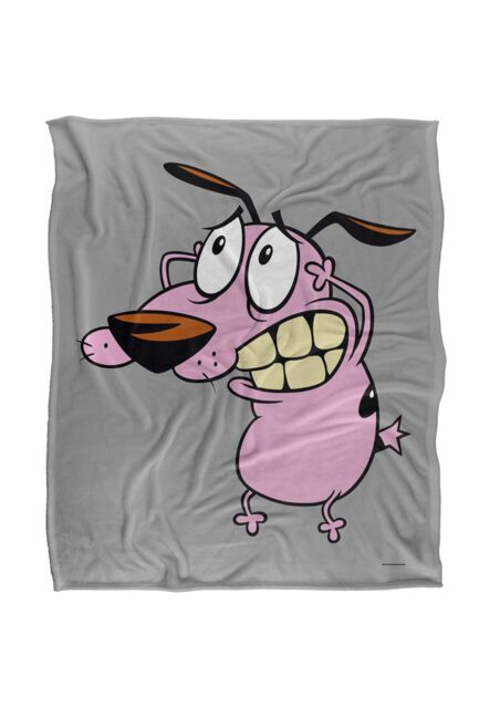 Courage The Cowardly Dog Season 1 Cover Silky Touch Super Soft Throw Blanket 152 X 127 cm in White - image 1