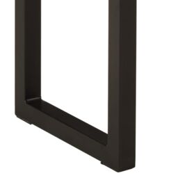 Berkfield Home Console Table with Live Edge 105x33x76 cm Solid Wood Mango in Brown - Size: 105 x 33 x 76 cm - thumbnail 7