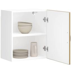 Berkfield Home Kitchen Wall Cabinet Lucca Artisan Oak Engineered Wood in Light Oak - thumbnail 2