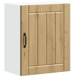 Berkfield Home Kitchen Wall Cabinet Lucca Artisan Oak Engineered Wood in Light Oak - thumbnail 3