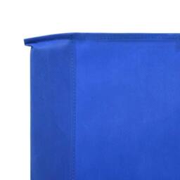 Berkfield Home 6-panel Wind Screen Fabric 800x160 cm Azure Blue - thumbnail 4