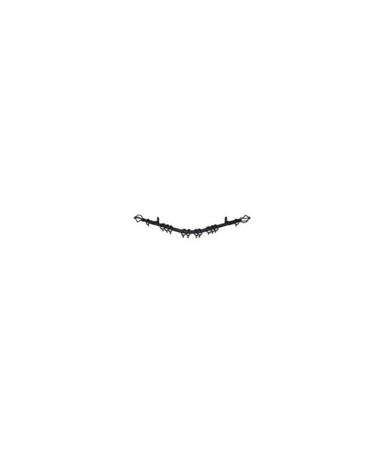 New Edge Blinds 19mm 420cm Crown Bay Pole Set - Black - Size: 420 cm - image 1