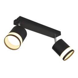 Netlighting Lucero Twin Ceiling Spotlight Matt Black 2x GX53 3000K
