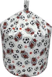 Kaikoo White goal print beanbag - thumbnail 1