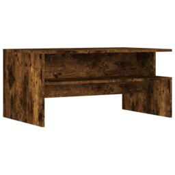 Berkfield Home Coffee Table Smoked Oak 90x55x42.5 cm Engineered Wood in Brown - thumbnail 6