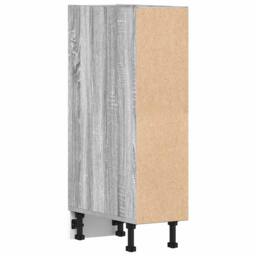 Berkfield Home Durable Bottom Cabinet Grey Sonoma 20x44, 5x81, 5 cm Engineered Wood - thumbnail 6