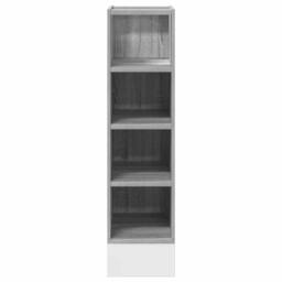 Berkfield Home Durable Bottom Cabinet Grey Sonoma 20x44, 5x81, 5 cm Engineered Wood - thumbnail 4