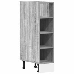 Berkfield Home Durable Bottom Cabinet Grey Sonoma 20x44, 5x81, 5 cm Engineered Wood - thumbnail 3