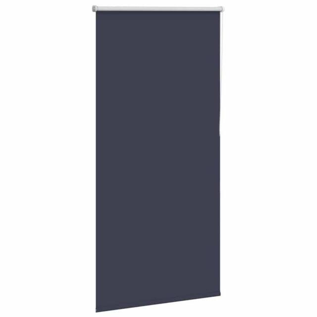 Berkfield Home Roller Blind Blackout Marine 80x175 cm Fabric Width 75.7 cm Polyester in Dark Navy - image 1