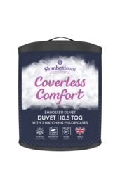 Snuggledown Coverless Embossed Herringbone 10.5 Tog Duvet, Navy - Size: King - thumbnail 9