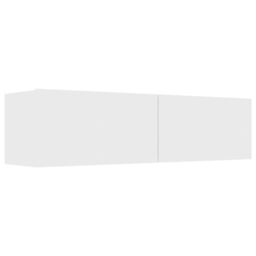 Berkfield Home TV Cabinet White 120x30x30 cm Engineered Wood - Size: 120 x 30 x 30 cm - thumbnail 2