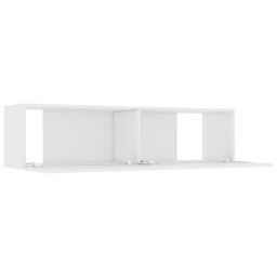 Berkfield Home TV Cabinet White 120x30x30 cm Engineered Wood - Size: 120 x 30 x 30 cm - thumbnail 5