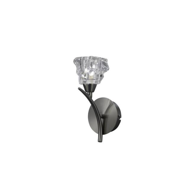 Netlighting Iku Wall Lamp Switched 1 Light G9 Satin Nickel in Grey - image 1