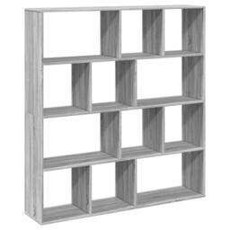 Berkfield Home Book Cabinet Grey Sonoma 132x29x141.5 cm Engineered Wood - thumbnail 7