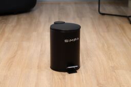 simpa 3L Slim Soft-Closing Pedal Dustbin in Black - thumbnail 3
