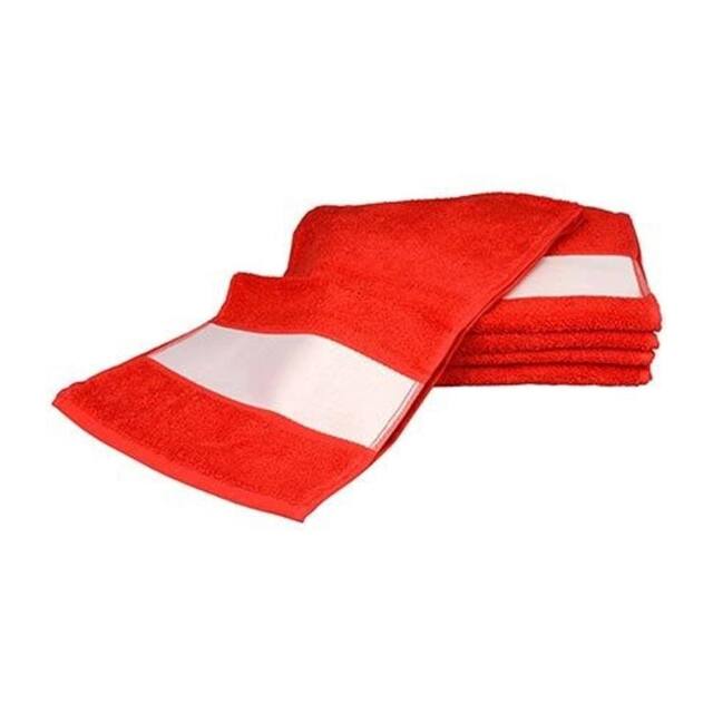 ARTG Subli-Me Sports Towel in Red - image 1