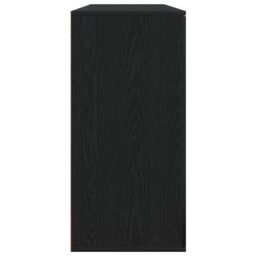 Berkfield Home Sideboards 2 pcs Black Oak 79x38x80 cm Engineered Wood - Size: 79 x 38 x 80 cm - thumbnail 7
