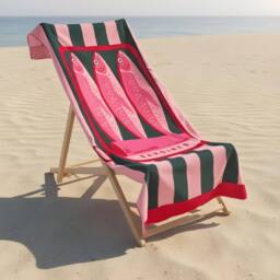 OHS Sardine Print Beach Towel Bath Travel Quick Dry Microfibre Absorbent