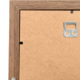 Berkfield Home Collage Photo Frame for 10x(13x18 cm) Picture Light Brown MDF - Size: 13x18 cm - thumbnail 5