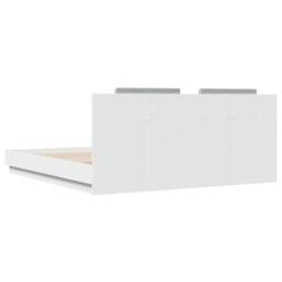 Berkfield Home Soft Bed Frame without Mattress White 180x200 cm Super King - thumbnail 6