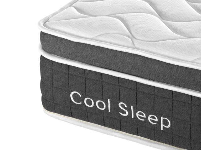 Arthur Sleep Cool Gel Foam Pocket Spring Medium Hybrid Mattress in White - Size: Super King - image 1