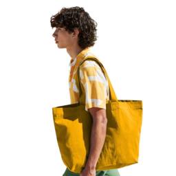 Westford Mill EarthAware Twill Shopper in Yellow - thumbnail 2