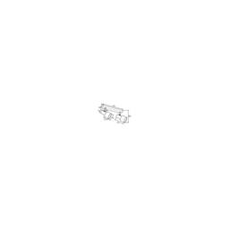 Netlighting Doria Twin Ceiling Spotlight Black Structure Brass Elements - thumbnail 2
