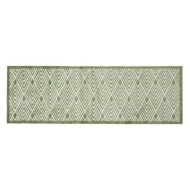 JVL Mega Runner - 57x150cm, Geo in Green - Size: 150 cm x 100 cm - image 1