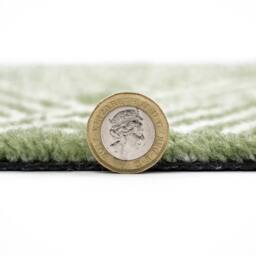 JVL Mega Runner - 57x150cm, Geo in Green - Size: 150 cm x 100 cm - thumbnail 4