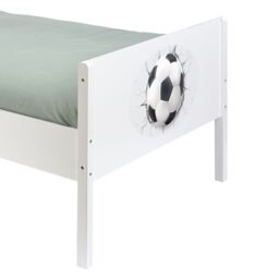 Liberty House Toys Kids White Single Bed - Football - thumbnail 6