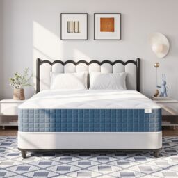 Dprodo Medium Firm Hybrid Mattress - Memory Foam & Pocket Springs in White - Size: Double - thumbnail 4