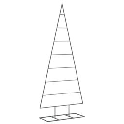 Berkfield Home Metal Christmas Tree for Decoration Black 150 cm - thumbnail 5