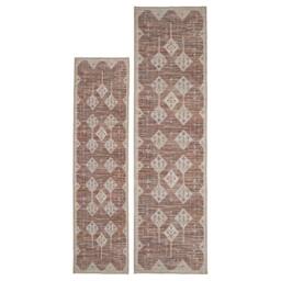 Kukoon Beige Terracotta Washable Jute Style Rustic Living Room Area Rug - Size: 200 cm x 290 cm - thumbnail 6