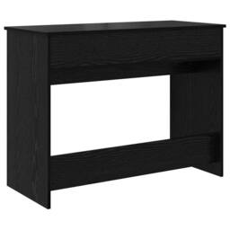 Berkfield Home Modern Dressing Table with Mirror Black Oak 100x45x76 cm - Size: 100 x 45 x 76 cm - thumbnail 9