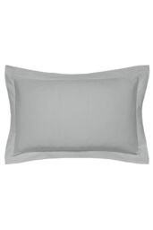 1951 'Luxury 600 Thread Count' Egyptian Cotton Oxford Pillowcase in Grey - thumbnail 1